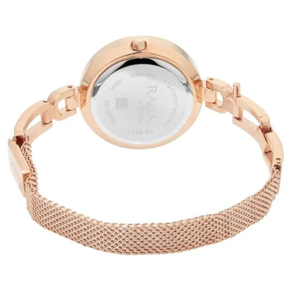 Quartz Analog Black Dial Watch for Women