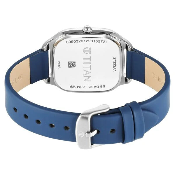 Analog Beige & Leather Women's Watch 2733SL02