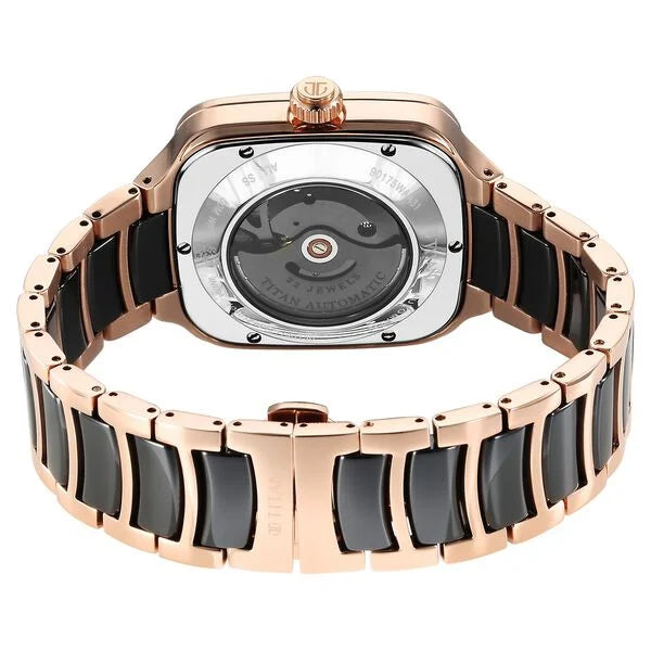 Automatic Black & Stainless Steel Men's Watch NT90175KD03