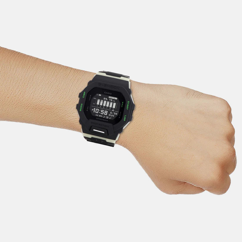 Casio Digital Black & Resin Men's Watch G1416