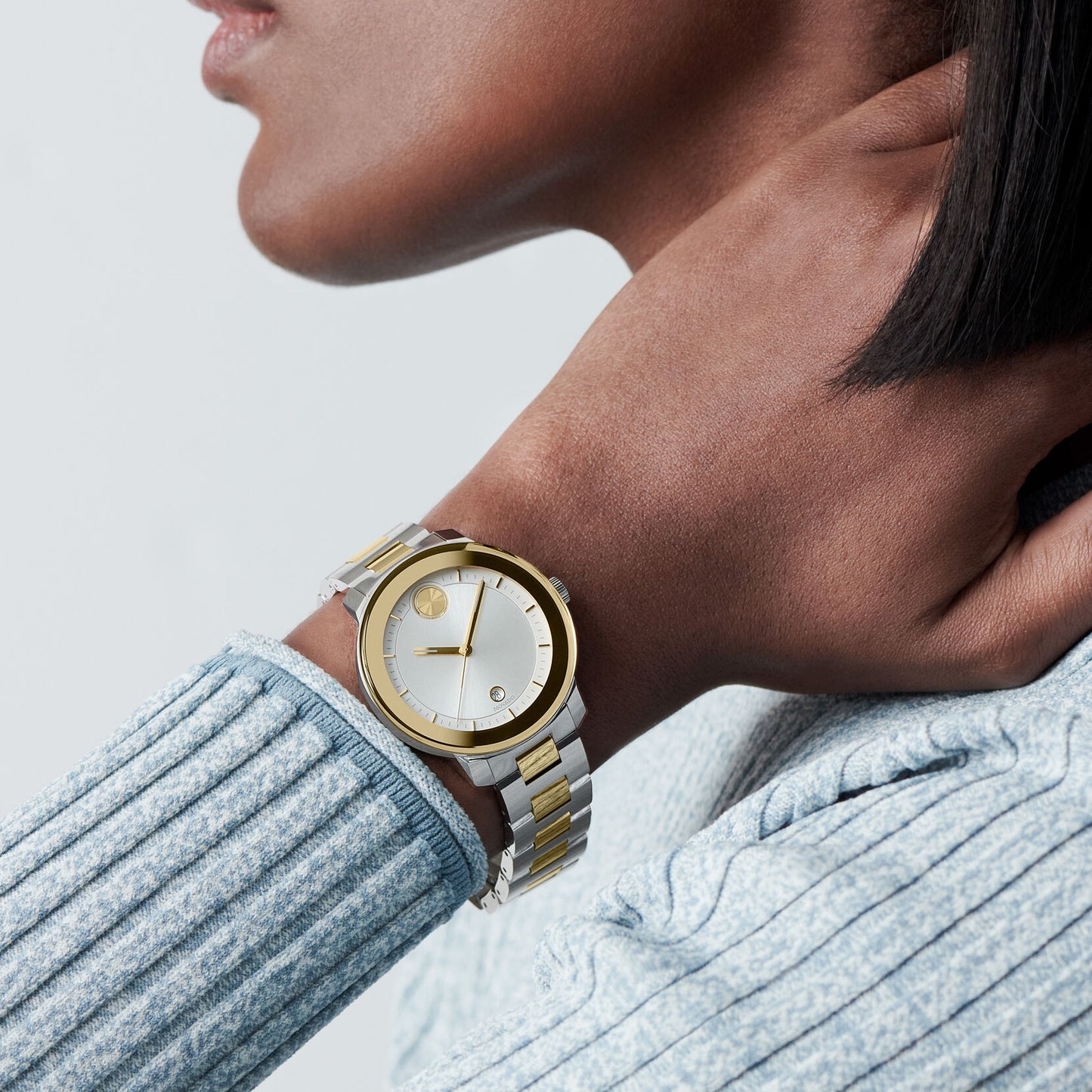 Movado Analog Silver & Stainless Steel Women's Watch 3600870