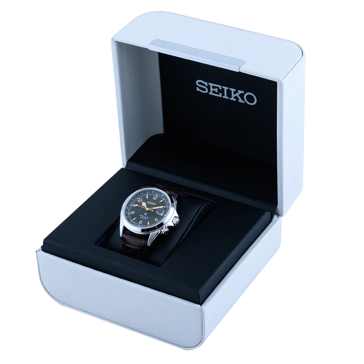 Seiko Analog Green & Leather Men's Watch SPB121J1