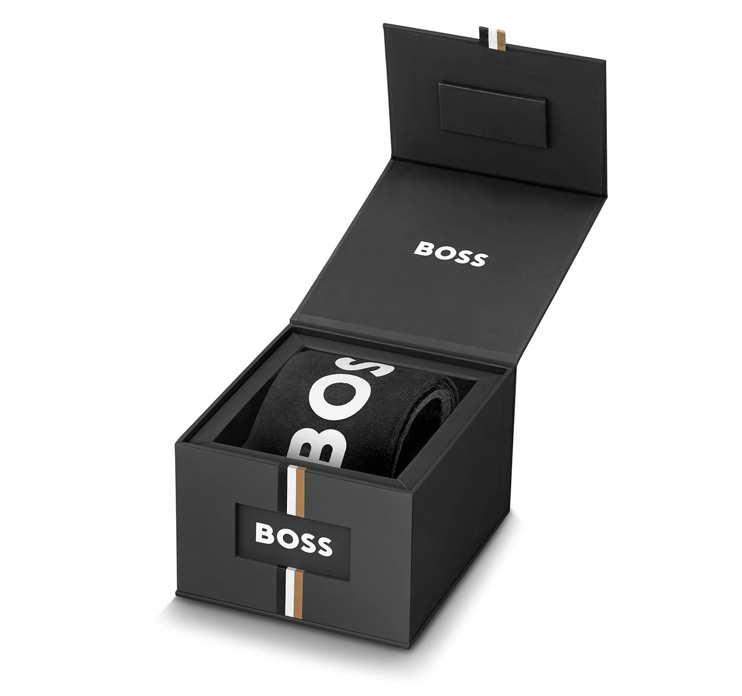 BOSS One Qtz Multifunction Carnation Gold Round Dial Women's Watch|Ionic Plated Carnation Gold Steel Material|Gold Color Band