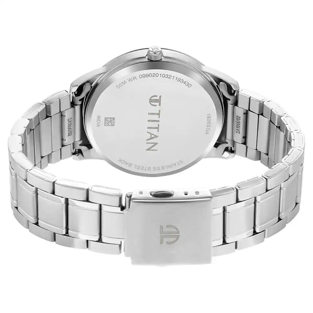 Analog White & Men's Watch NP1806SM03
