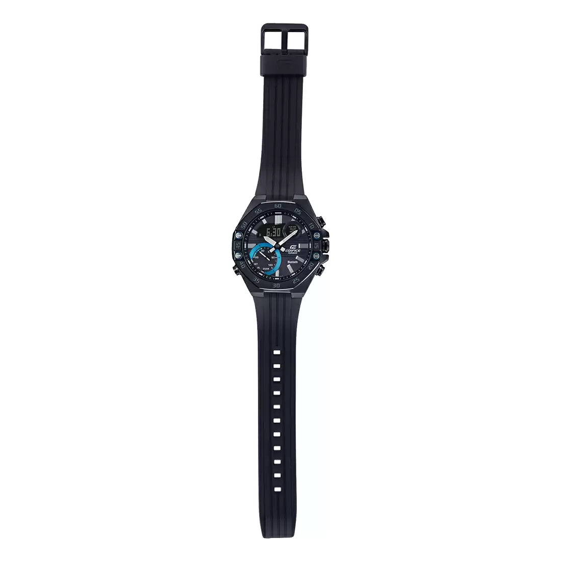 Casio Analog-Digital Black & Resin Men's Watch ED496