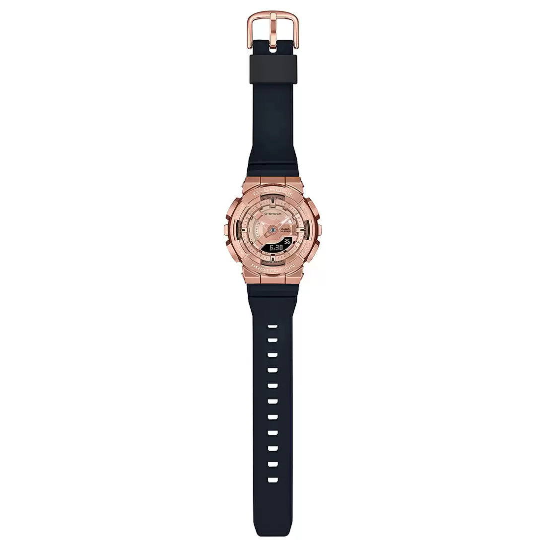 Casio Analog-Digital Rose Gold & Resin Women's Watch G1315