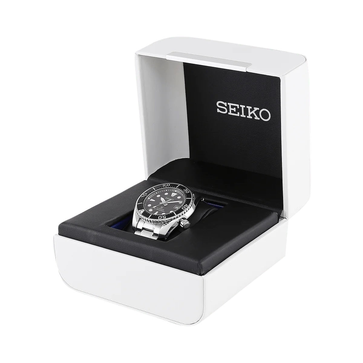 Seiko Analog Black & Stainless Steel Men's Watch spb101j1