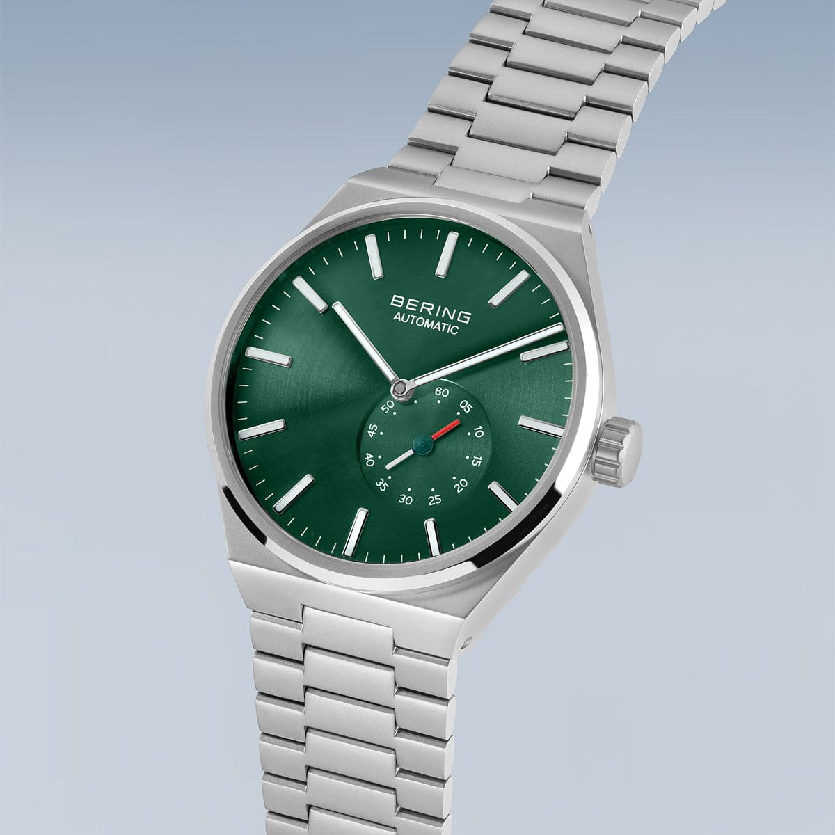 Bering Analog Green & Stainless Steel Men' 19441 708