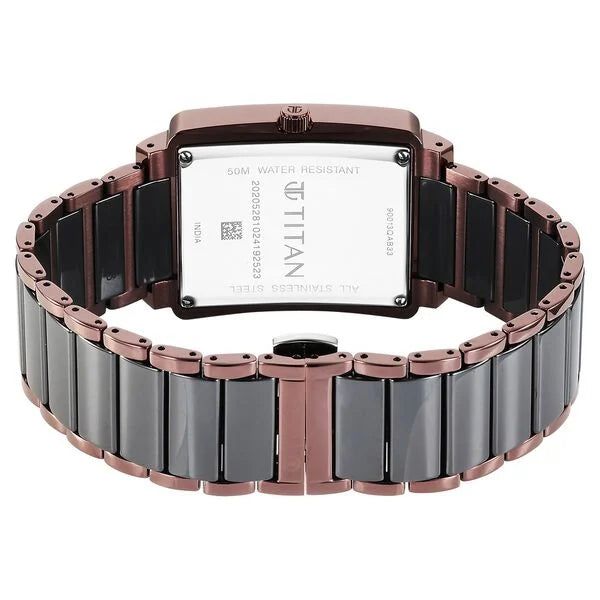 Analog Black & Steel & Ceramic Men' 90013KD06