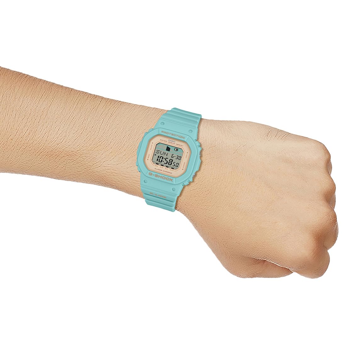 Casio Digital Rose Gold & Resin Women's Watch G1397