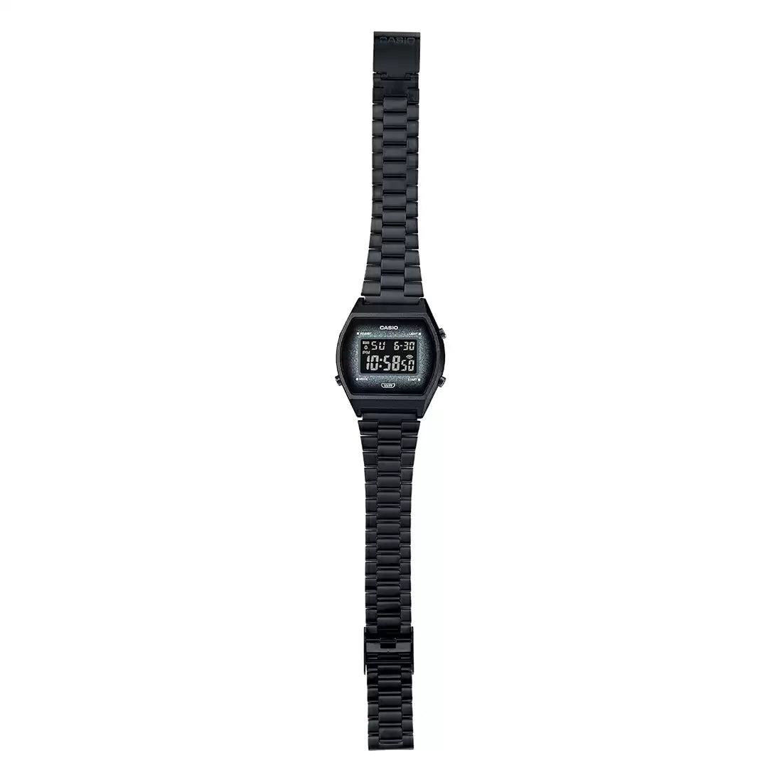 Casio Digital Black & Stainless Steel Unisex Watch D185