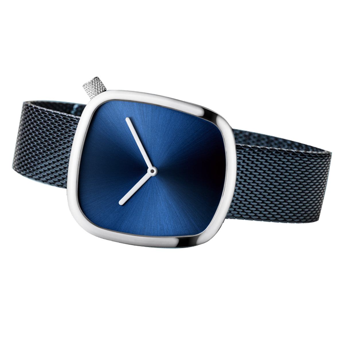 Bering Analog Blue & Milanese Women's Watch 18034 307