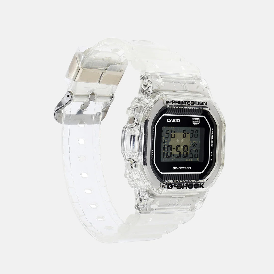 CASIO Digital Black & Resin Men's Watch G1438