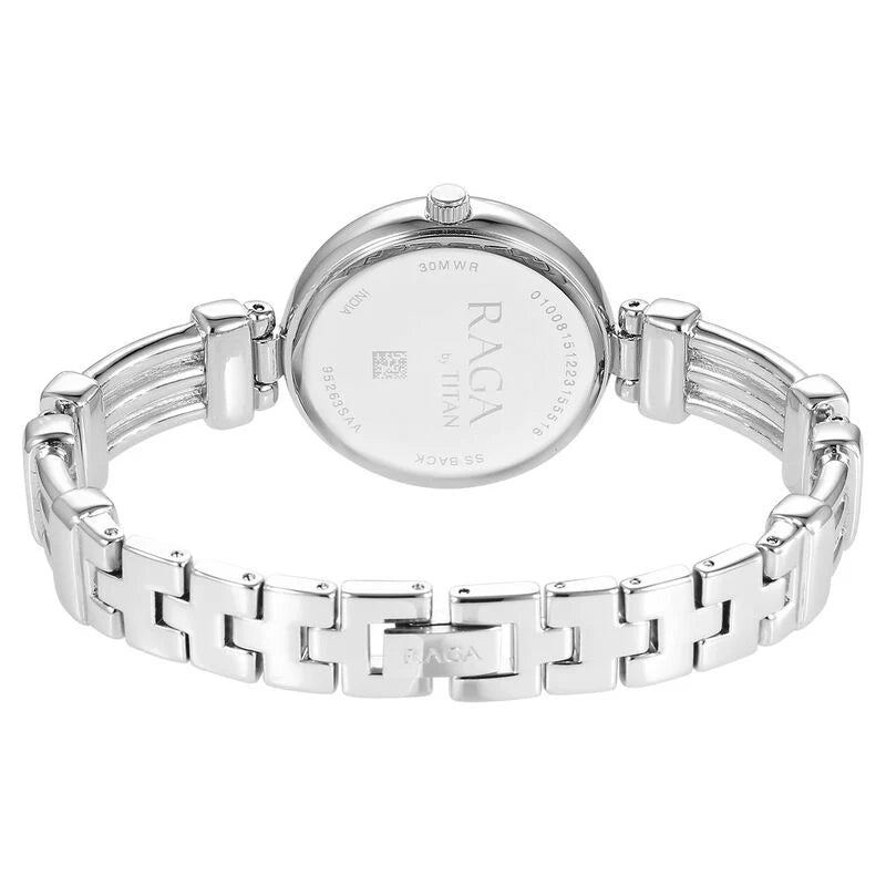 Analog Silver & Metal band Women's Watch 95263SM01