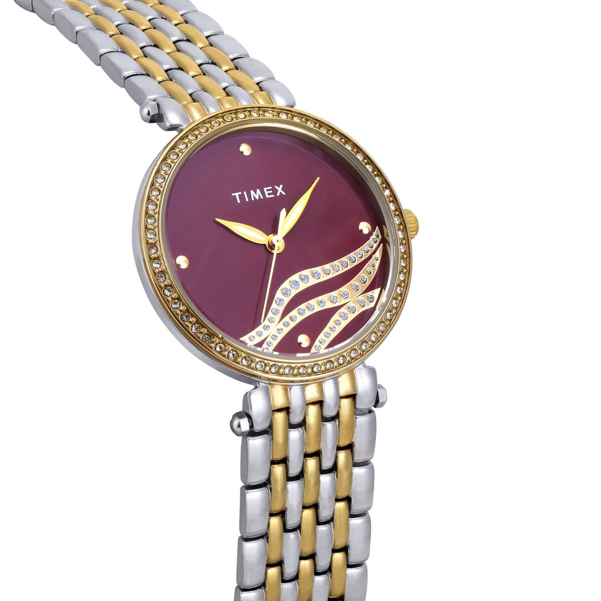 Timex Analog Purple & Stainless Steel Women's Watch TW0TL9602