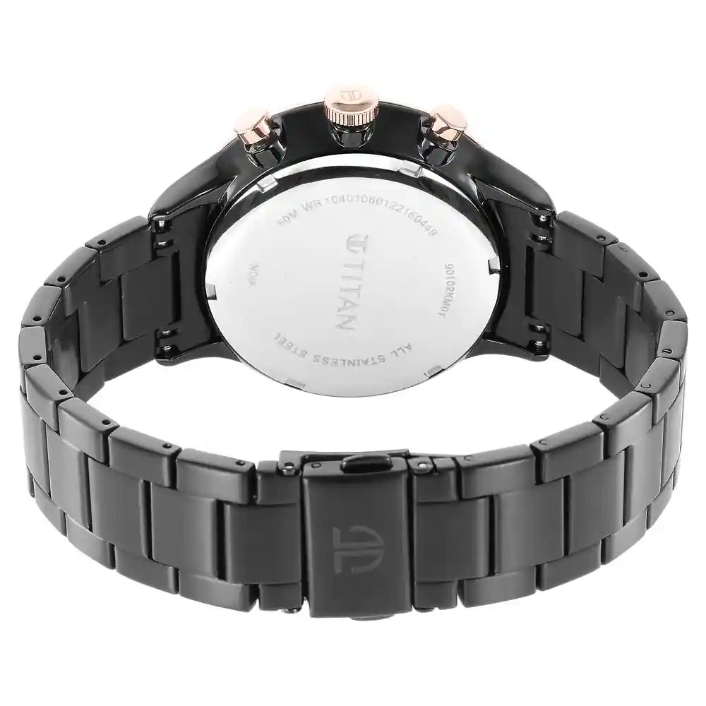 Analog Black & Men's Watch 90102KM01