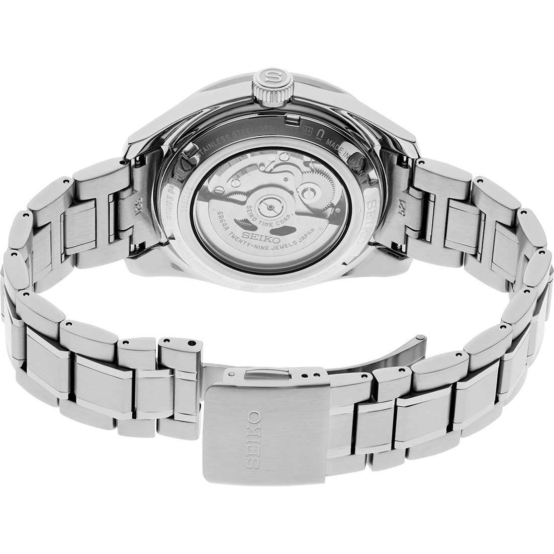 Seiko Analog White & Metal band Men's Watch SPB303J1