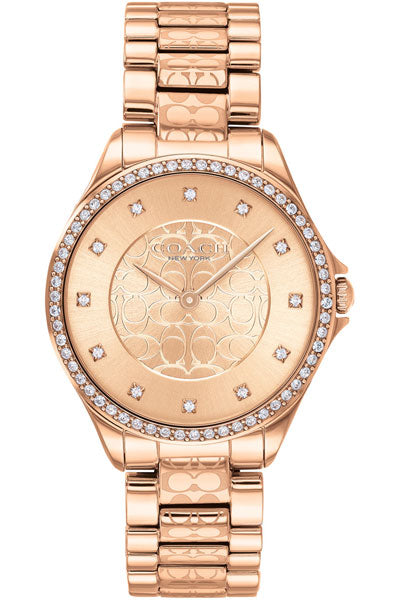 Coach Analog Rose Gold & Stainless Steel Women's Watch NDCO14503505W