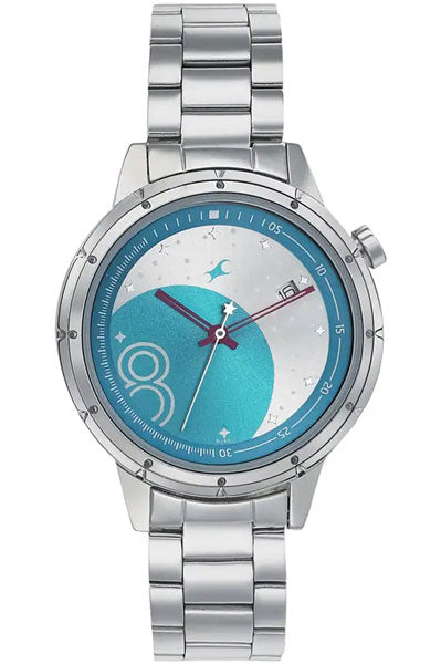 Fastrack Analog Blue & Stainless Steel Women's Watch 6194SM01