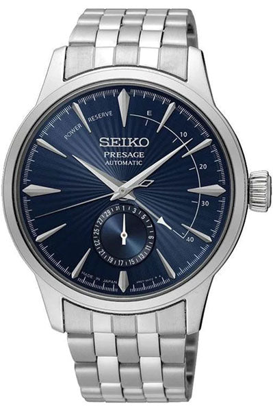 Seiko Analog Blue & Metal band Men's Watch SSA347J1