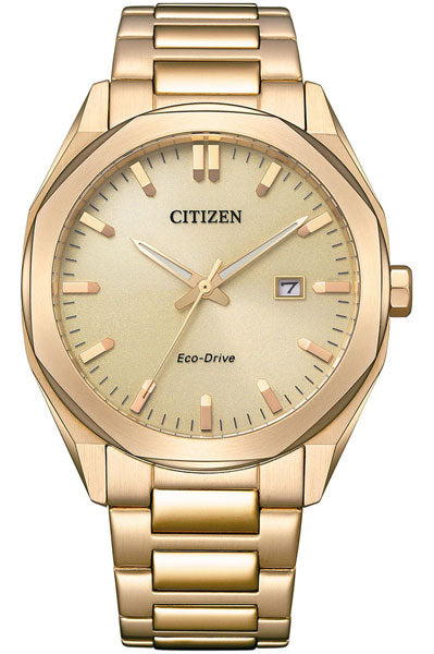 Citizen Analog Champagne & Stainless Steel Men's Watch BM7603 82P