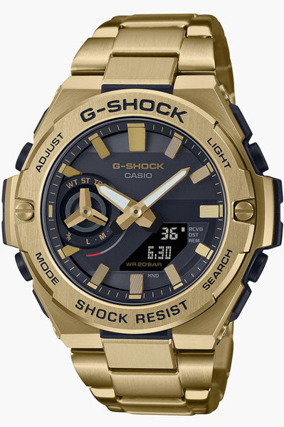 Casio Analog-Digital Black & Stainless Steel Men's Watch G1234