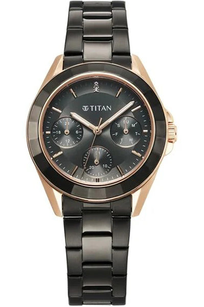 Multifunction Grey & Stainless Steel Women' 95315KM02
