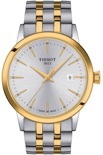 Silver & Stainless Steel Men's Watch T1294102203100