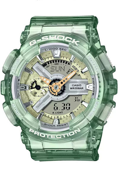 Casio Analog-Digital Green & Resin Women's Watch G1223