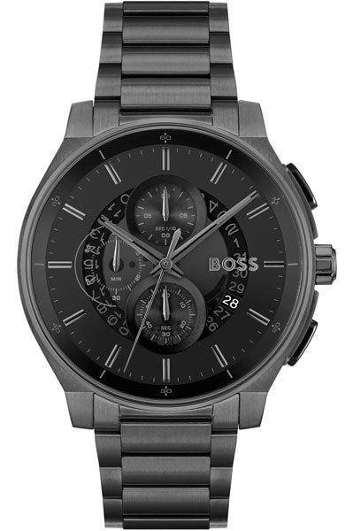 Hugo Boss Black Steel Chronograph Men's Watch 1514192