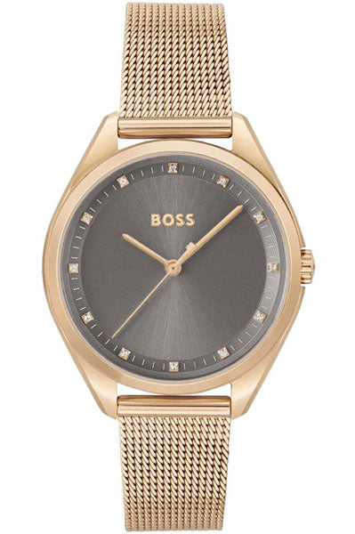 Hugo Boss Analog Gray & Stainless Steel Women's Watch 1502668