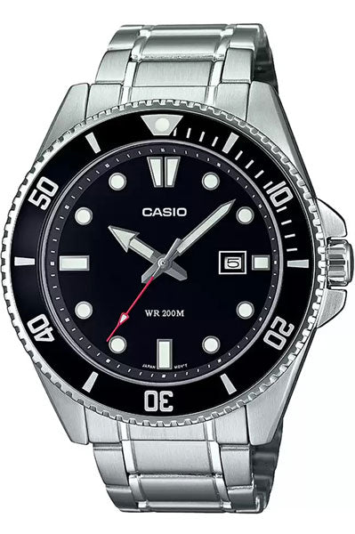 CASIO Analog Black & Stainless Steel Men's Watch A2189