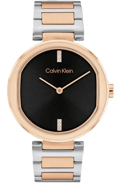 Sensation Female Black Analog Stainless Steel Watch 25200432