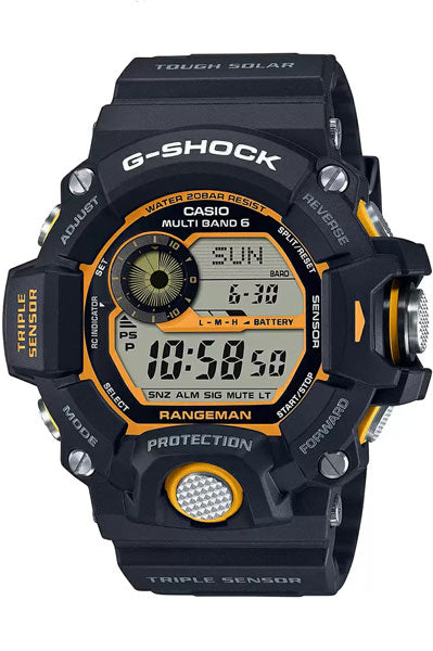 CASIO Digital Black & Resin Men's Watch G1350