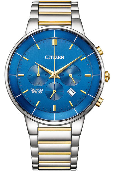 Citizen Quartz Gents Watch Blue Dial AN8224 51L