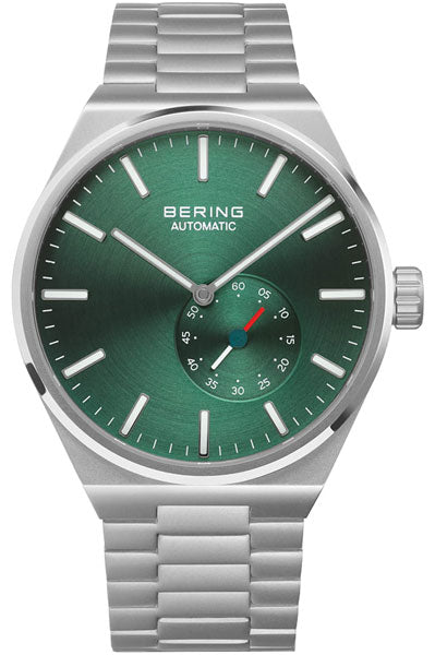Bering Analog Green & Stainless Steel Men' 19441 708