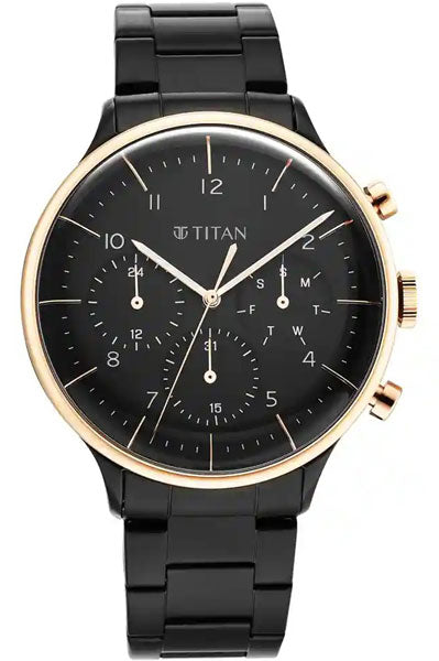 Analog Black &  Men's Watch 90102KM01