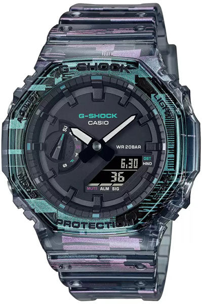 Casio Analog-Digital Black & Resin Men's Watch G1260