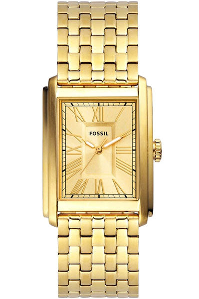Fossil  Gold & Stainless Steel Men's Watch FS6009