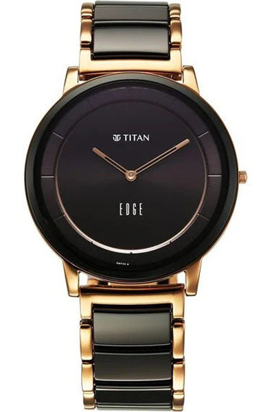 Analog Black & Steel & Ceramic Men' NS1878KD03