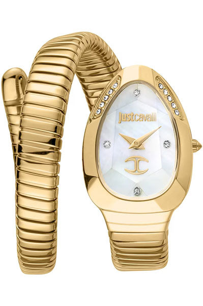 Just Cavalli  Mother Of Pearl & Stainless Steel Women's Watch JC1L229M0025