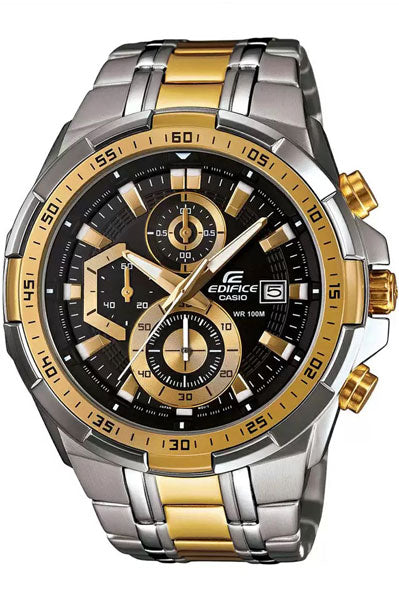 Casio Chronograph Multi-Colour & Stainless Steel Men's Watch EX188