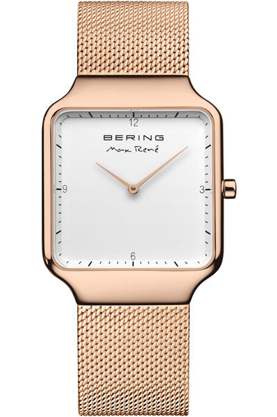 BERING Analog White & milanese Women's Watch 15832 364