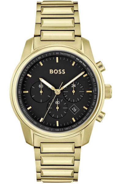 Hugo Boss Analog Black & Stainless Steel Men's Watch 1514006