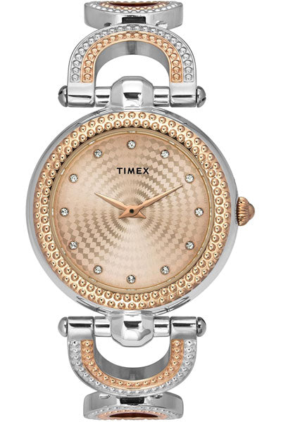 Analog Rose Gold & Stainless Steel Women's Watch TWEL14105