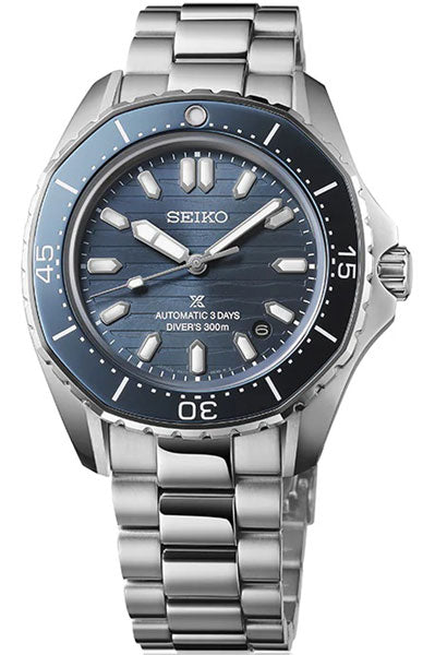 Seiko Analog Blue & Stainless Steel Men's Watch SPB483J1