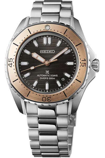 Seiko Analog Grey & Stainless Steel Men's Watch SPB485J1