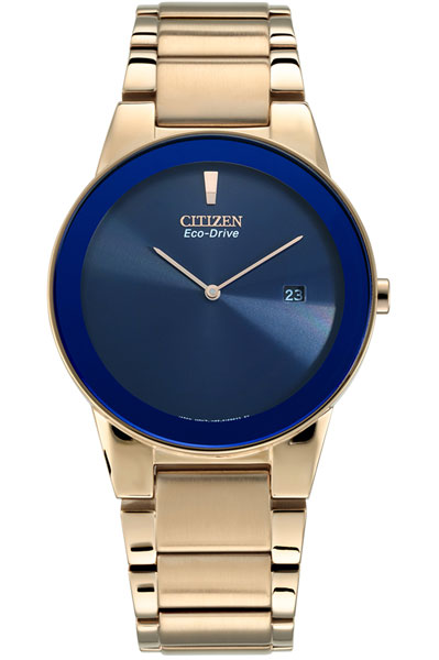 Citizen Analog Blue & Stainless Steel Men's Watch AU1066 80L
