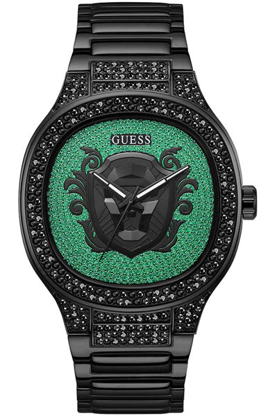 Guess  Green & Stainless Steel Men's Watch GW0565G2