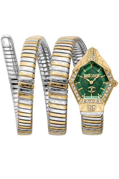 JUST CAVALLI  Green & Stainless Steel Women's Watch JC1L304M0065